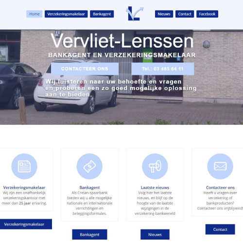 Responsive Website Voor Verzekeringen-Lenssen