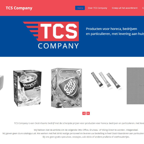 Webshop voor Tcs-company